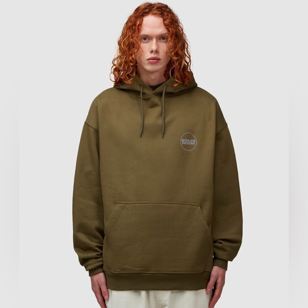 BOILER ROOM
OG HOODIE 3M khaki green size L‎ NWT in packaging